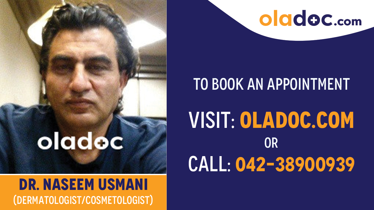Book appointment with Dr. Naseem Usmani - best Dermatologist Karachi